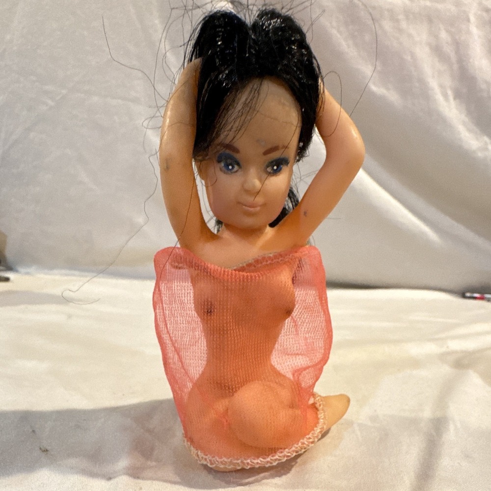 Vintage 1960's Lady Dashboard Doll / Pin Up / Hot Rod Car Dash Topper."